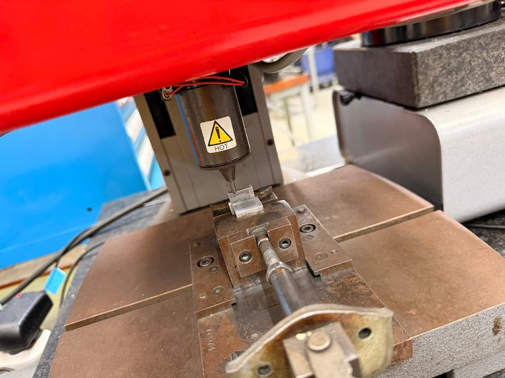Laser marking station