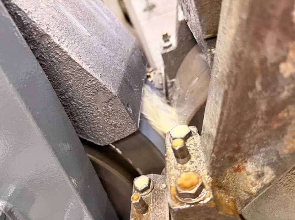 Surface grinding operation